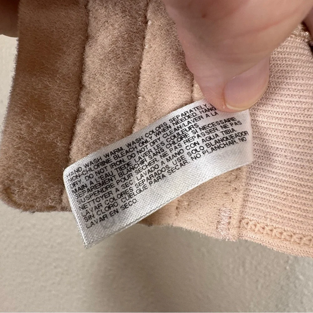 Wacoal 810340 Net Effect Soft Cup Bra Bralette Wire Free Women’s 36 Nude Tan - Picture 5 of 5